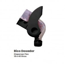 11120 - BICO DOSADOR DISPENSER PRETO PLAST