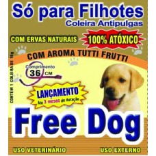 6001 - COL.FREE DOG A.PULGAS FILH.36CM