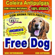 6002 - COL.FREE DOG A.PULGAS P.M.PORT 45CM