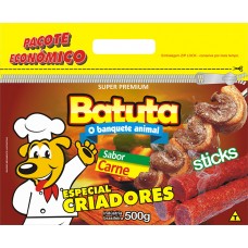 12565 - PETISC.STICKS.CARNE 500GR BATUTA