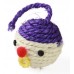 BRINQ.GATO BOLA SISAL C/ROSTO 6CM BG-27