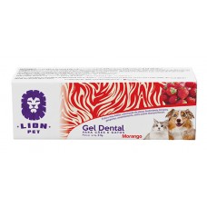 14738 - GEL DENTAL LION PET MORANGO 60G