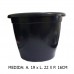 VASO T25 VF PRETO R.0116