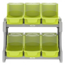 42890 - KIT MOVEL PDV BALCAO 6X5,2L VERDE/CINZA