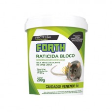 16511 - FORTH RATICIDA BLOCO BALDE 20GX10