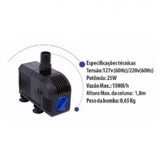 16627 - BOMBA P/AQUARIO AHJ 1500 127V 25W