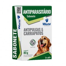 13552 - SABONETE DUGS ANTI-PULGAS 80G WORLD