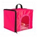 BOLSA TRANSP.CALOP.ROSA A20L20C24CM