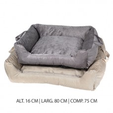 22379 - CAMA SUPER LUXO SUEDE GIGANTE