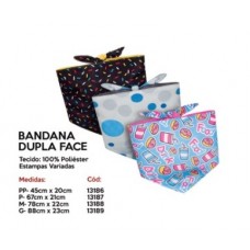 13186 - BANDANA DUPLA FACE TAM.PP