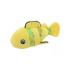 17221 - BRINQ.PELUCIA PEIXE BRILHANTE AMARELO