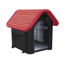 19699 - CASA BIG DOG HOME N.3 BLACK/VERMELHO