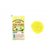 16043 - PEDRA QUARTZO AMARELO FLOUR 1KG