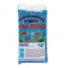 16034 - PEDRA QUARTZO AZUL ESCURO 1KG