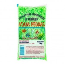 16042 - PEDRA QUARTZO VERDE FLOUR 1KG