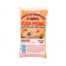 16046 - PEDRA QUARTZO LARANJA FLOUR 1KG