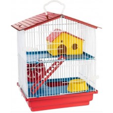 14463 - GAIOLA HAMSTER 2AN TETO PLAST VERM.R.635