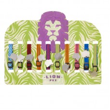 15608 - COL.ELAST.C/PLACA CARA DE GATO C/10 LION