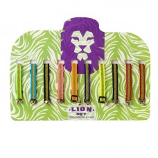 15614 - COL.ELAST.GATO BRILHO C/GUIZO C/10 LION