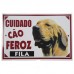 PLACA ADV. 25X16 FILA BRASILEIRO