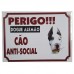 PLACA ADV. 25X16 DOGUE ALEMAO