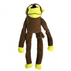 17744 - BRINQ.PELUCIA MACACO MARROM