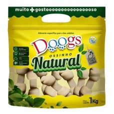 18055 - OSSO NO NATURAL DOOGS PEQUENO 1KG