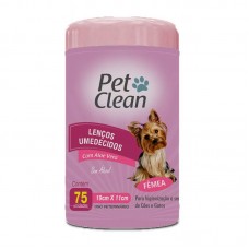 51755 - LENCOS UMEDECIDOS FEMEA PET CLEAN