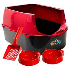 52161 - KIT SANIT.P/GATOS SANDBOX FURBA VERMELHO