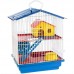 GAIOLA HAMSTER 2AN TETO PLAST AZUL R.635